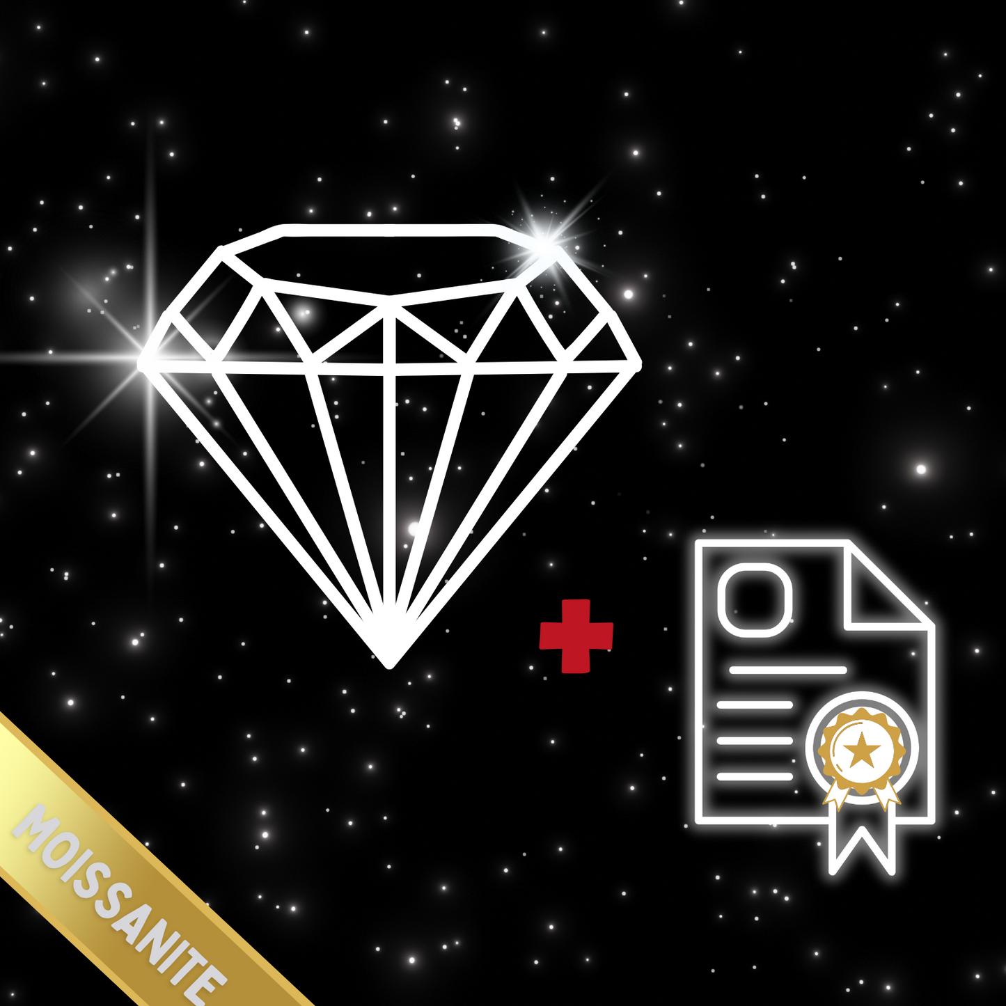 Proveedor Moissanite + Certificado